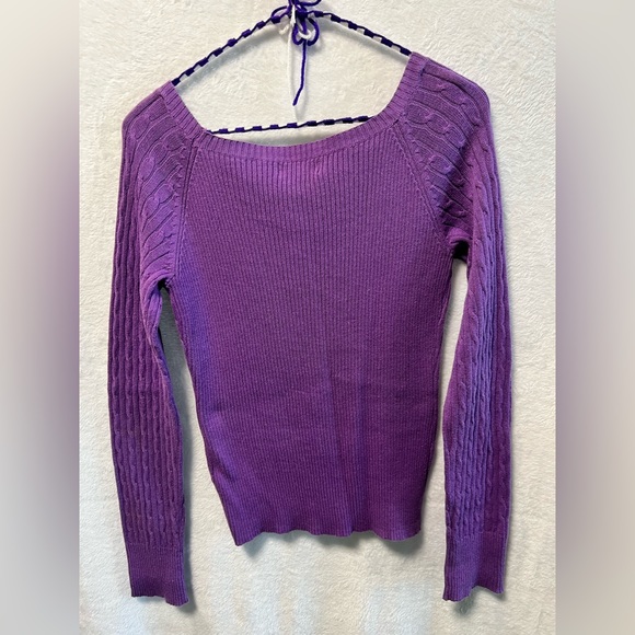 Cable Knit Sweater by One Step Up - Picture 3 of 4